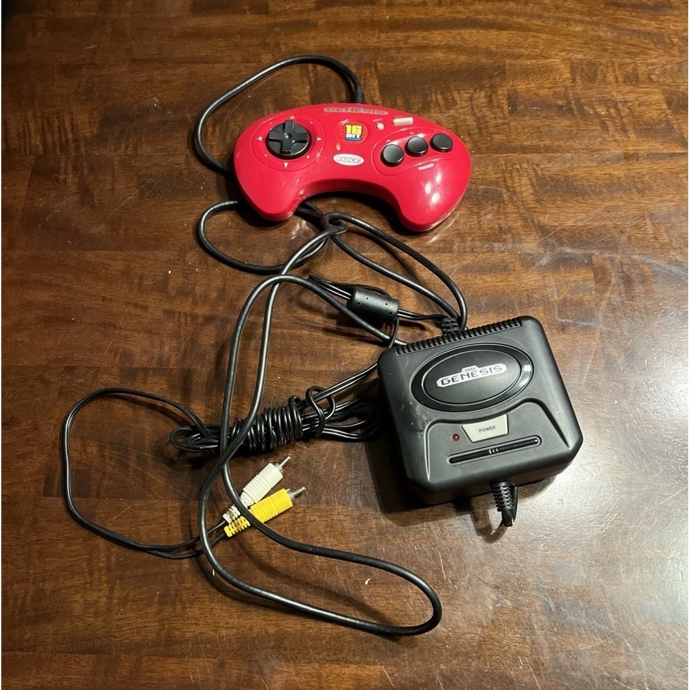 Sega Genesis Mini Console Radica 16 Bit Power 6-in-1 Plug & Play Tested